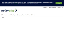 Tablet Screenshot of boilerplus.co.uk